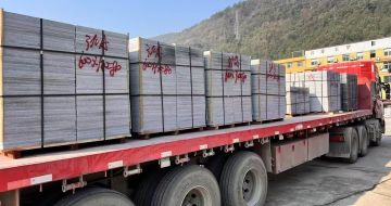 平凉 芝麻灰地铺石出货日常