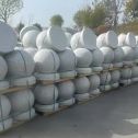 平凉 白麻花岗岩石材圆球，石球，挡车球，隔离球，景观石球，风水球等