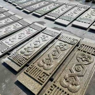 平凉 黄金麻花岗岩外墙雕刻板