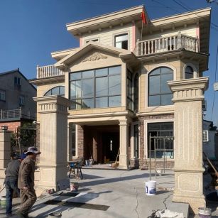 平凉 黄金麻花岗岩荔枝面别墅外墙干挂私家专属