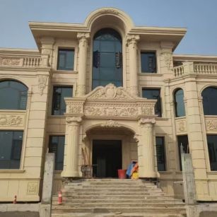 平凉 黄金麻花岗岩别墅外墙干挂