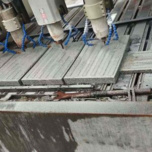 平凉 芝麻白花岗岩荔枝面盲道雕刻