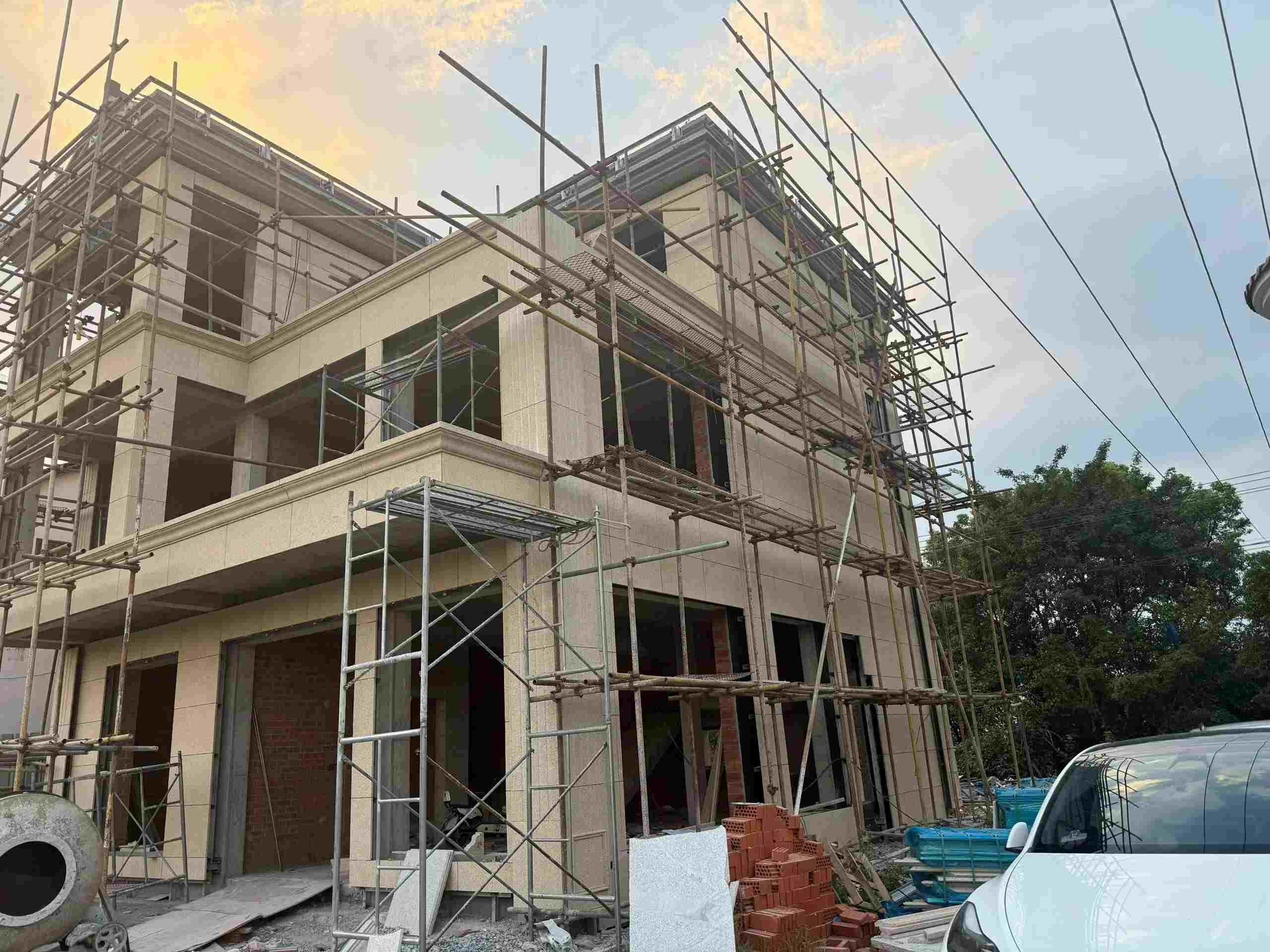 平凉 黄金麻荔枝面花岗岩外墙干挂