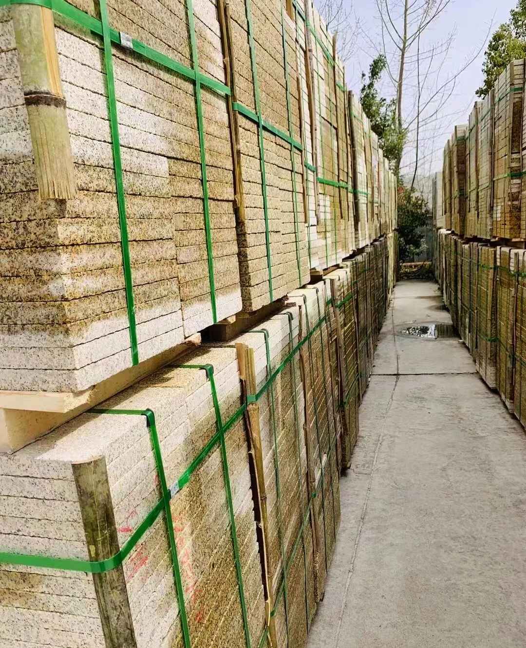 平凉 黄金麻花岗岩荔枝面地铺石