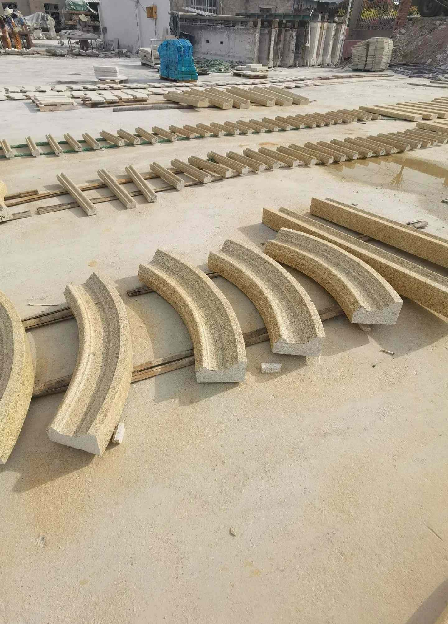 平凉 黄金麻花岗岩别墅线条