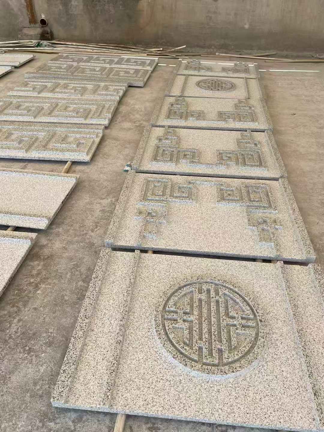 平凉 白麻花岗岩外墙立面雕刻板