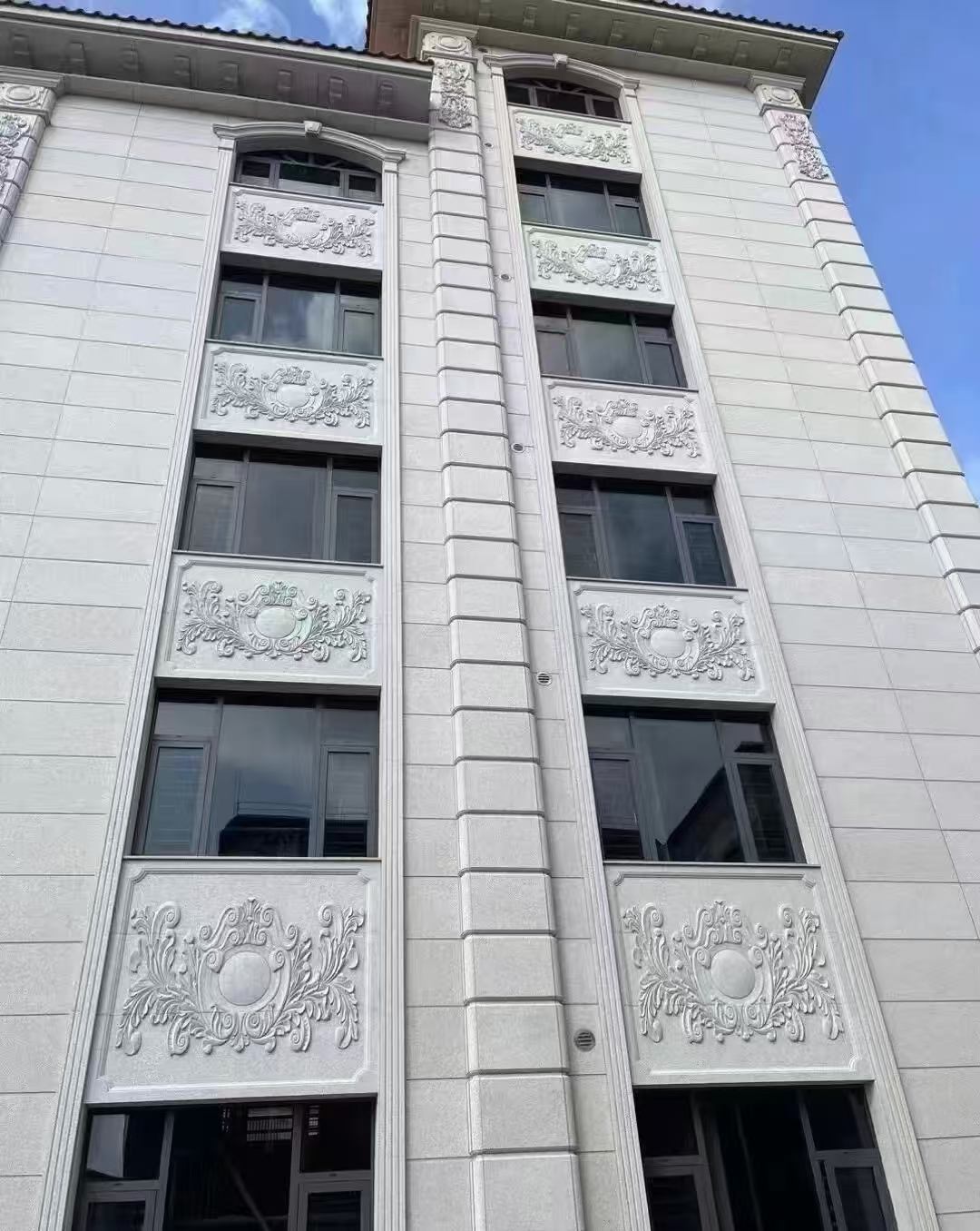 平凉 白麻荔枝面花岗岩别墅外墙干挂