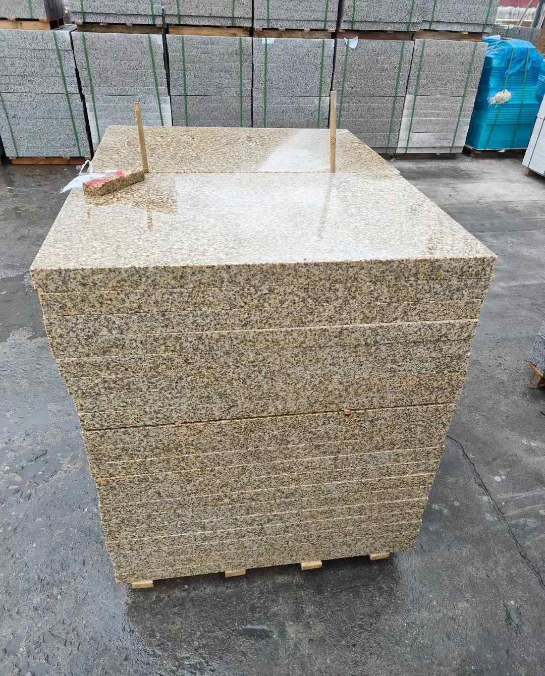 平凉 湖北黄金麻花岗岩石材荔枝面外墙石材