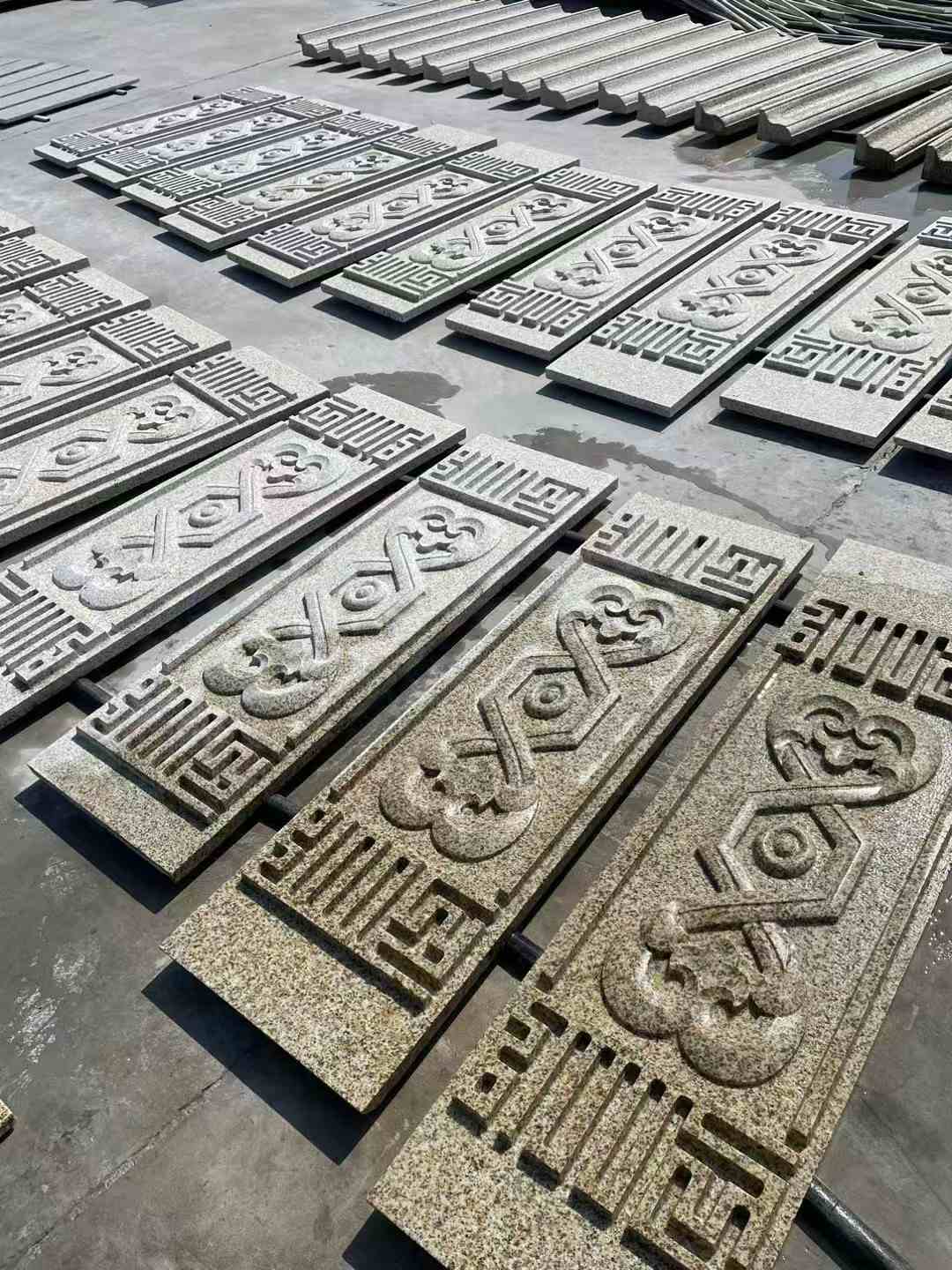 平凉 黄金麻花岗岩外墙雕刻板