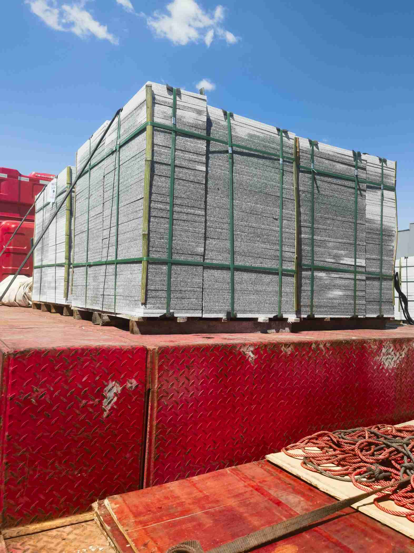 平凉 芝麻白火烧规格板地铺石300*600/600*600